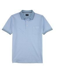 hellblaues Polohemd von Olymp