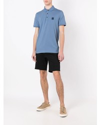 hellblaues Polohemd von BOSS