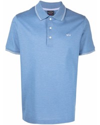 hellblaues Polohemd von Paul & Shark