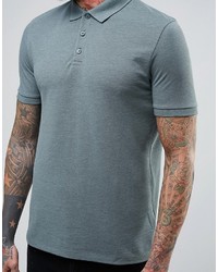 hellblaues Polohemd von Asos