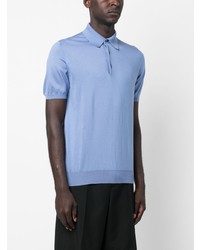 hellblaues Polohemd von Kiton