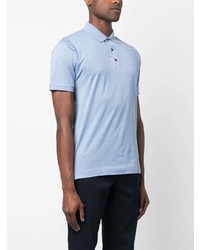 hellblaues Polohemd von Kiton