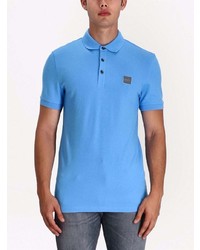 hellblaues Polohemd von BOSS