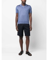 hellblaues Polohemd von Canali