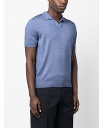 hellblaues Polohemd von Canali