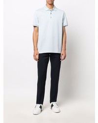 hellblaues Polohemd von Brioni