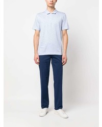 hellblaues Polohemd von Canali