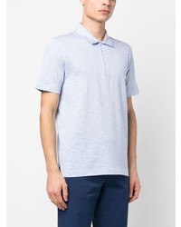 hellblaues Polohemd von Canali