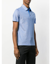 hellblaues Polohemd von Canali