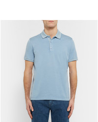 hellblaues Polohemd von Loro Piana