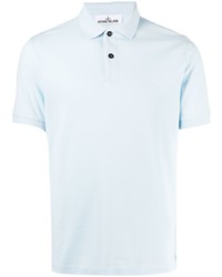 hellblaues Polohemd von Stone Island