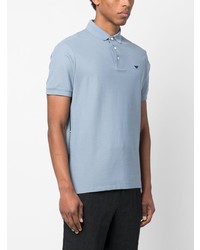 hellblaues Polohemd von Emporio Armani