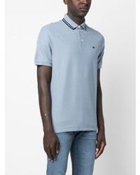 hellblaues Polohemd von Emporio Armani