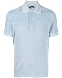 hellblaues Polohemd von Tom Ford