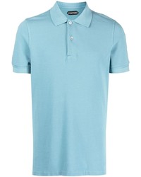 hellblaues Polohemd von Tom Ford