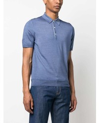 hellblaues Polohemd von Canali