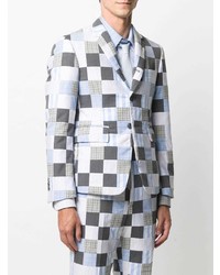 hellblaues Sakko mit Flicken von Thom Browne