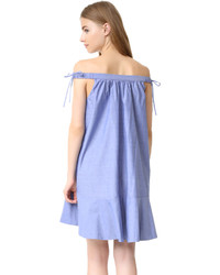 hellblaues schwingendes Kleid von Cynthia Rowley