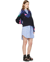 hellblaues Shirtkleid von MSGM