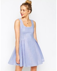 hellblaues Skaterkleid von Asos