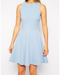 hellblaues Skaterkleid von Asos