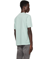 hellblaues Strick T-Shirt mit einem Rundhalsausschnitt von Ps By Paul Smith