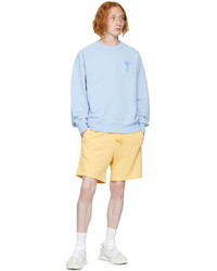 hellblaues Sweatshirt von AMI Alexandre Mattiussi