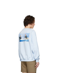 hellblaues Sweatshirt von Martin Asbjorn