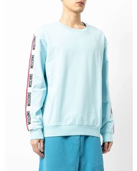 hellblaues Sweatshirt von Moschino