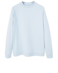 hellblaues Sweatshirt von Mango