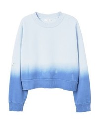 hellblaues Sweatshirt von Mango