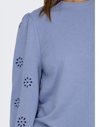 hellblaues Sweatshirt von Only