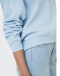 hellblaues Sweatshirt von Only
