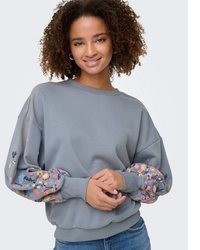 hellblaues Sweatshirt von Only