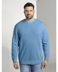 hellblaues Sweatshirt von TOM TAILOR Men Plus