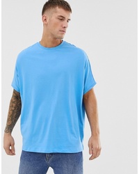 hellblaues T-Shirt mit einem Rundhalsausschnitt von ASOS DESIGN