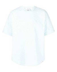 hellblaues T-Shirt mit einem Rundhalsausschnitt von BAPE BLACK *A BATHING APE®