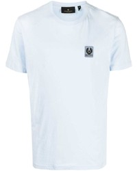 hellblaues T-Shirt mit einem Rundhalsausschnitt von Belstaff