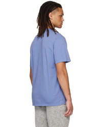 hellblaues T-Shirt mit einem Rundhalsausschnitt von Vince