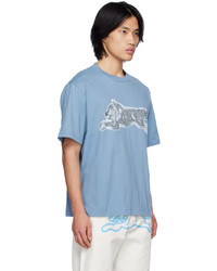 hellblaues T-Shirt mit einem Rundhalsausschnitt von Icecream