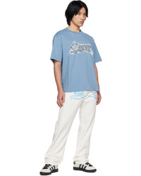 hellblaues T-Shirt mit einem Rundhalsausschnitt von Icecream