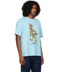 hellblaues T-Shirt mit einem Rundhalsausschnitt von Barbour