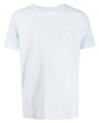 hellblaues T-Shirt mit einem Rundhalsausschnitt von Bluemint