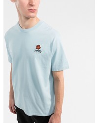 hellblaues T-Shirt mit einem Rundhalsausschnitt von Kenzo