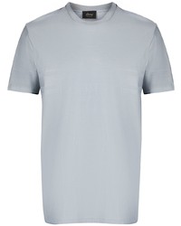 hellblaues T-Shirt mit einem Rundhalsausschnitt von Brioni