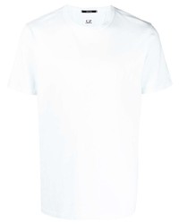 hellblaues T-Shirt mit einem Rundhalsausschnitt von C.P. Company
