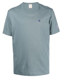 hellblaues T-Shirt mit einem Rundhalsausschnitt von Champion