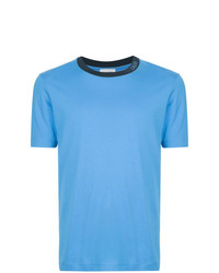 hellblaues T-Shirt mit einem Rundhalsausschnitt von CK Calvin Klein
