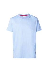 hellblaues T-Shirt mit einem Rundhalsausschnitt von CK Calvin Klein
