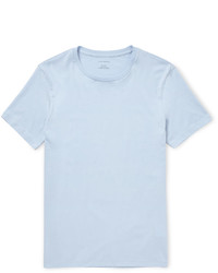 hellblaues T-Shirt mit einem Rundhalsausschnitt von Club Monaco